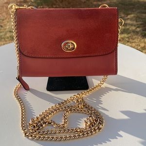 COACH FLAP PHONE CHAIN CROSSBODY, F24498